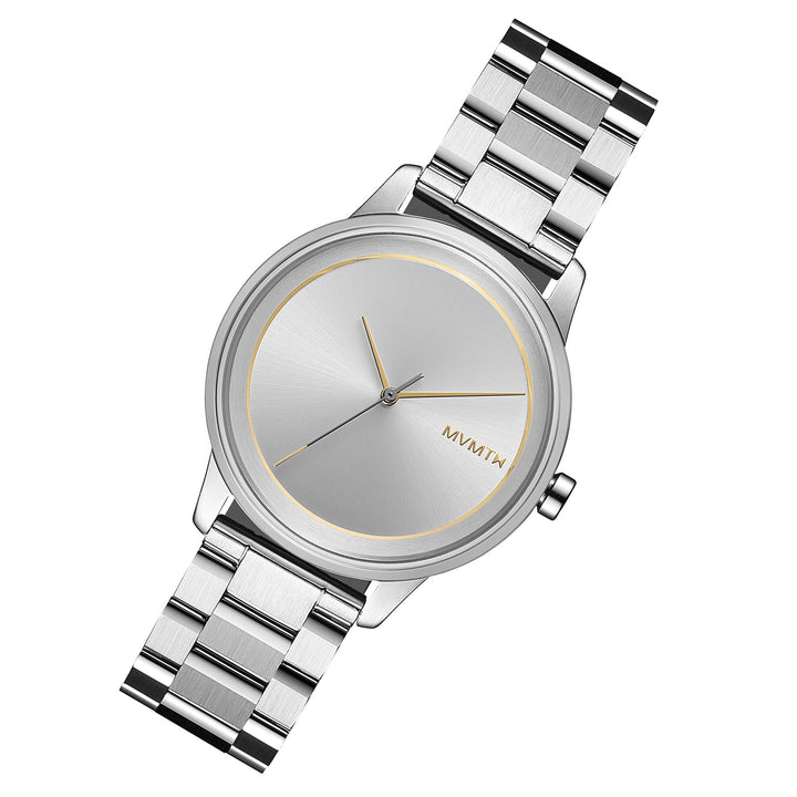 MVMT Profile Silver Steel Unisex Watch - 28000186D