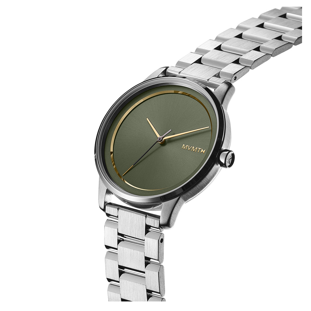 MVMT Stainless Steel Green Dial Unisex Watch - 28000188D