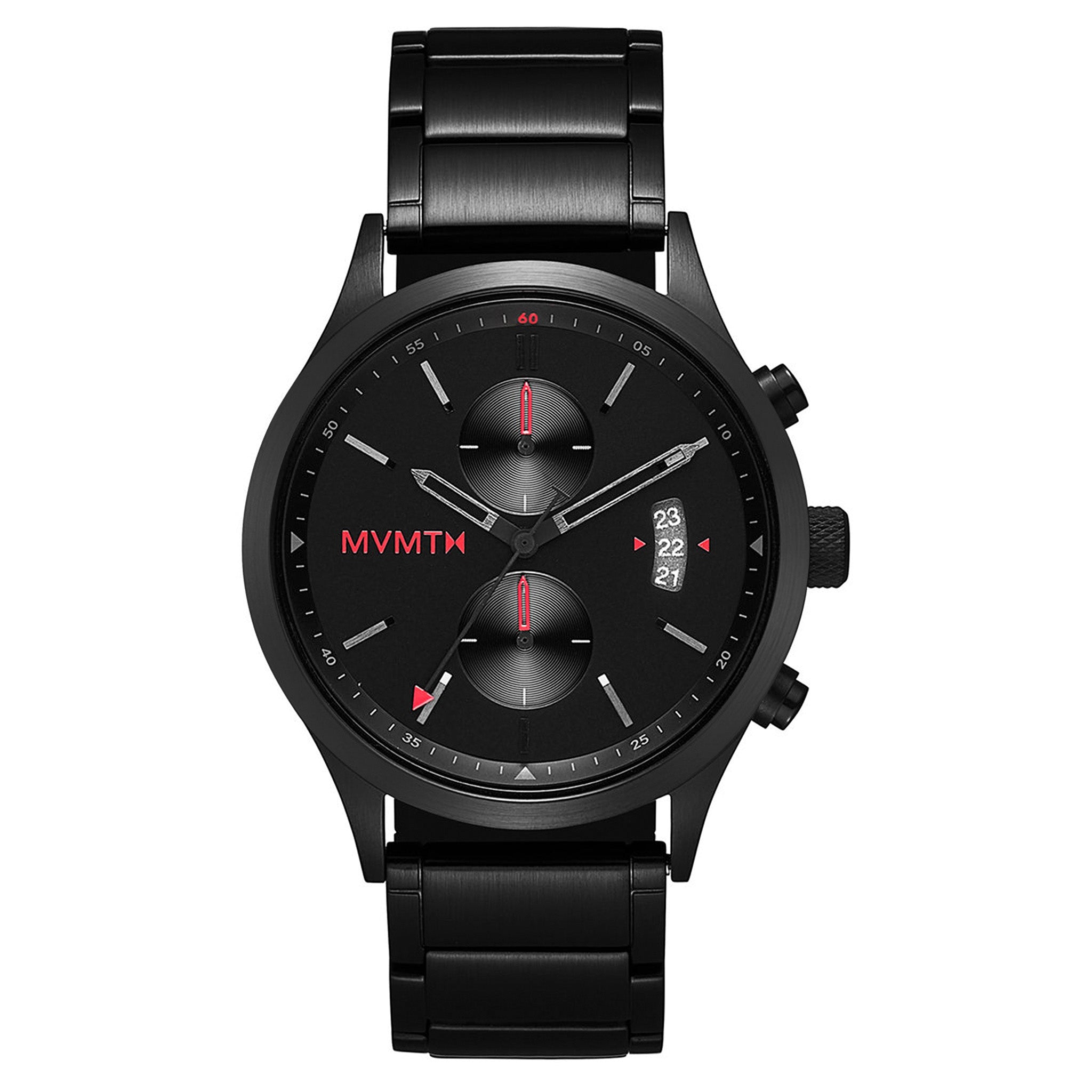 MVMT Havoc Black Steel Men s Chrono Watch 28000198D The Watch