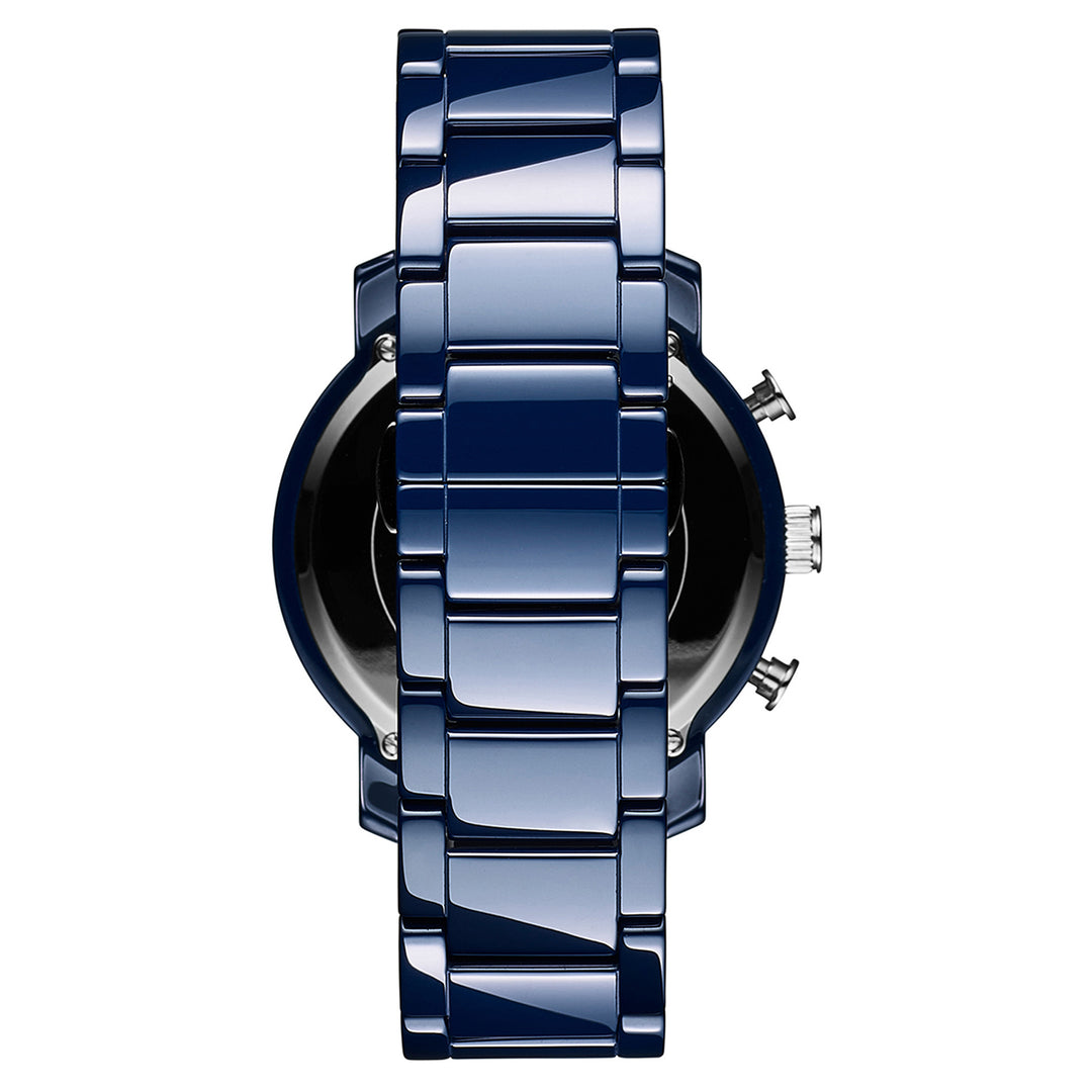 MVMT Ceramic Band Blue Dial Men's Chrono Watch - 28000204D
