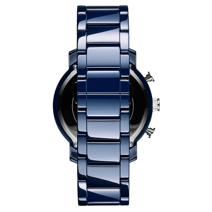 MVMT Ceramic Band Blue Dial Men's Chrono Watch - 28000204D