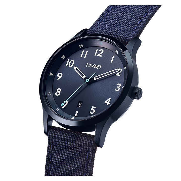 MVMT Blue Fabric Men's Watch - 28000222D