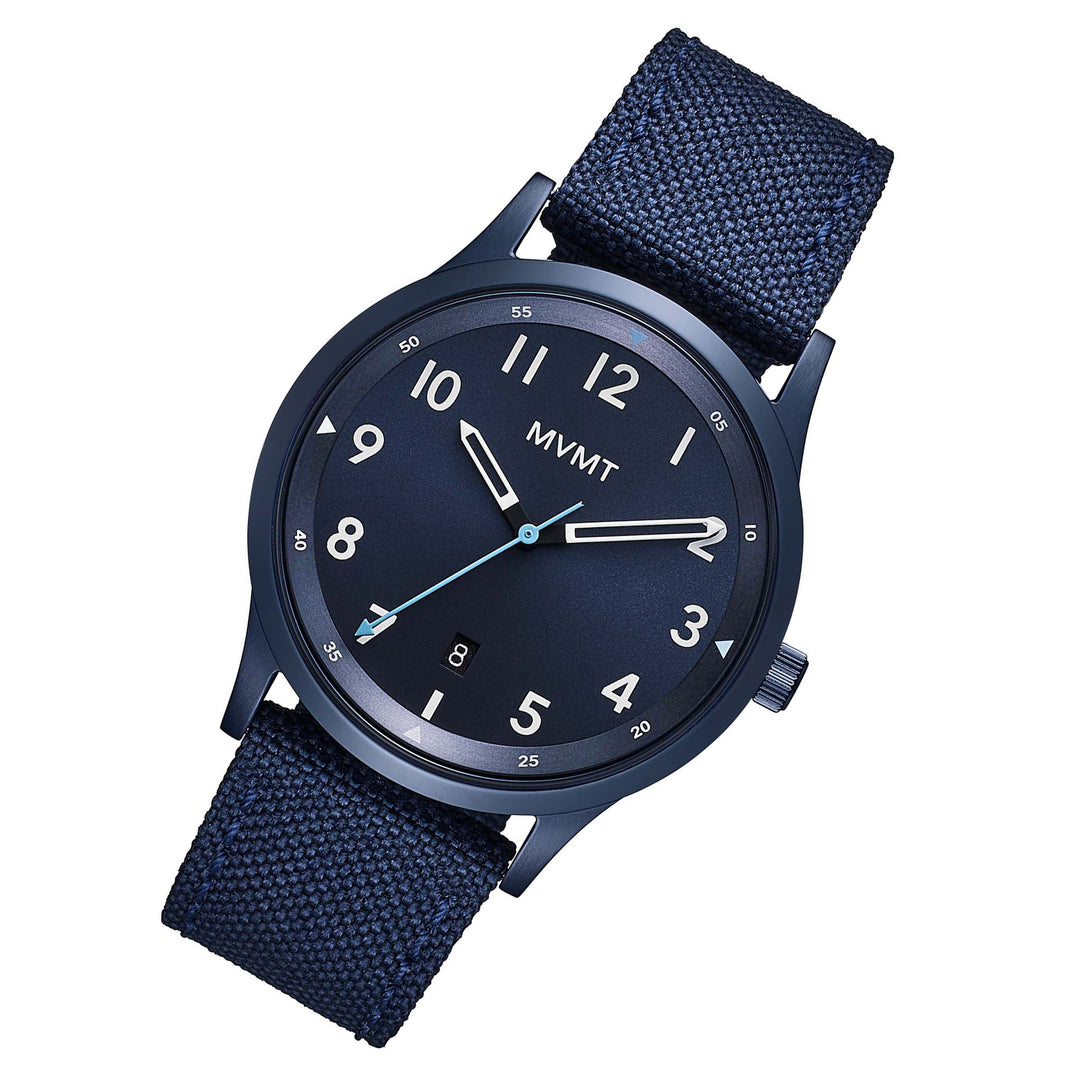 MVMT Blue Fabric Men's Watch - 28000222D