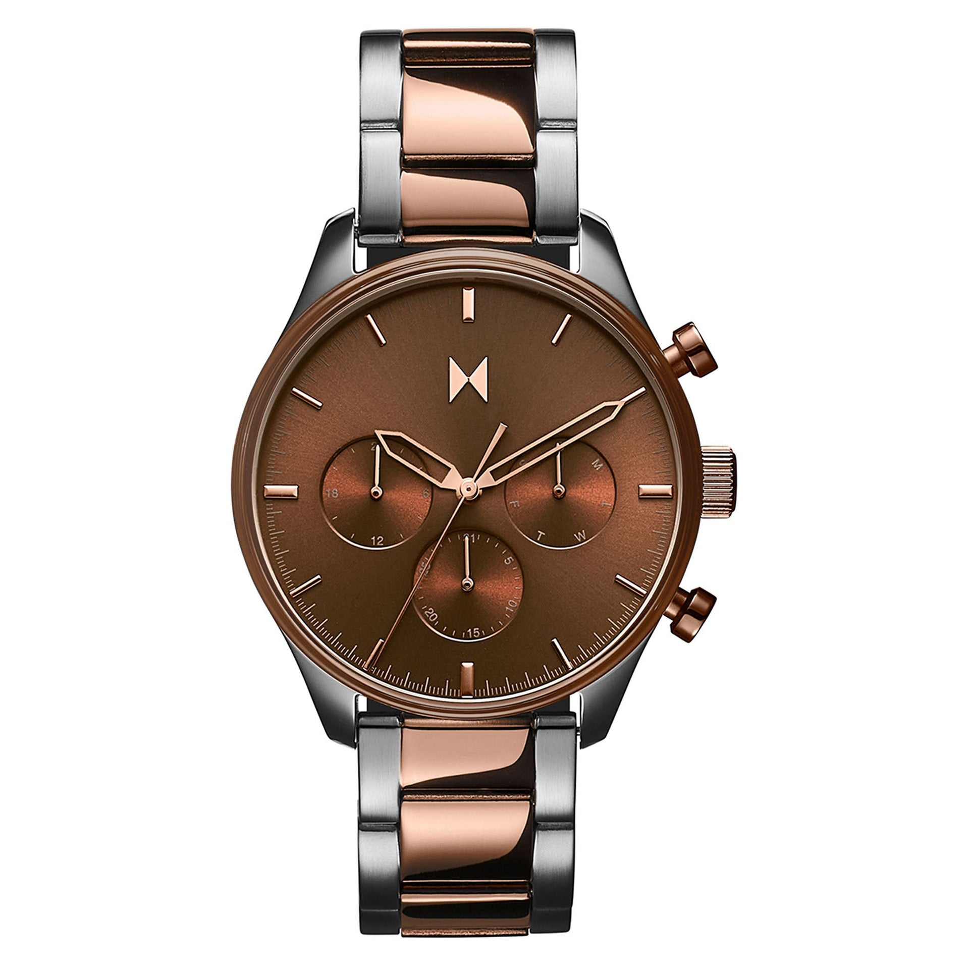 Stainless Steel Mvmt W Lion Gold