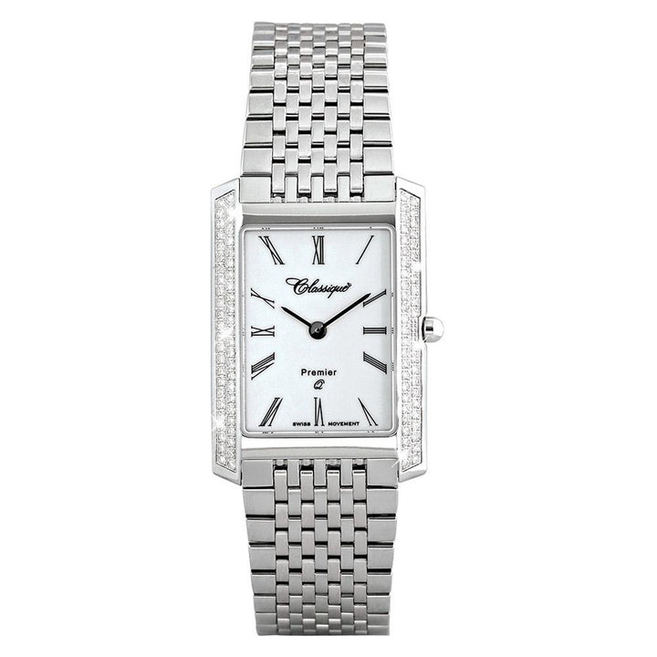 Classique Diamonds Premier Stainless Steel Ladies Swiss Watch - 28126WD
