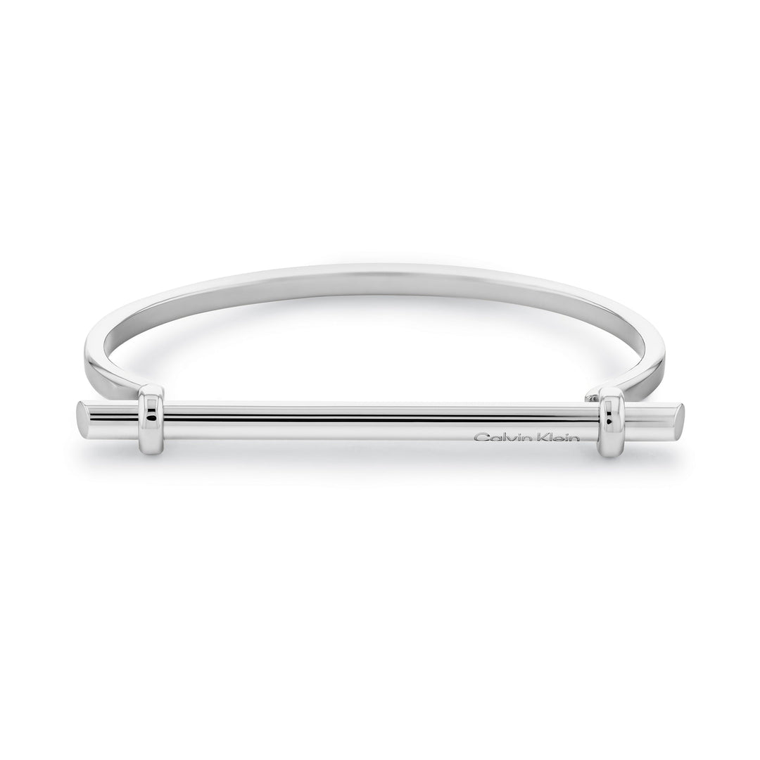 Calvin Klein Jewellery Stainless Steel Women's Hinge Bangle - 35000016