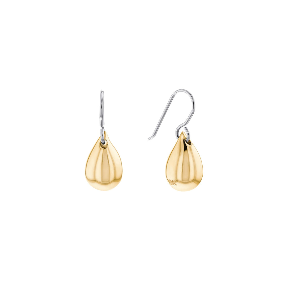 Calvin Klein Jewellery Gold Steel Women's Fishy Earrings - 35000074