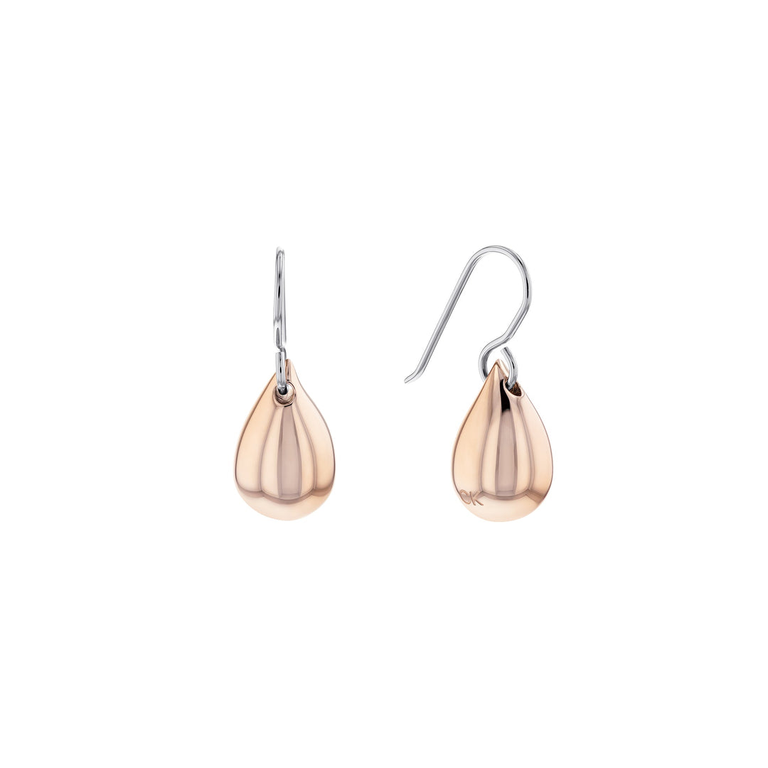 Calvin Klein Jewellery Carnation Gold Steel Women's Fishy Earrings - 35000075