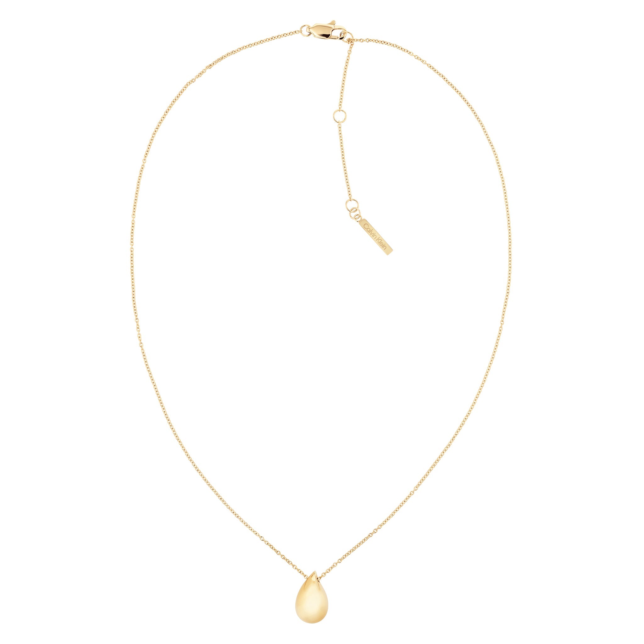 Calvin Klein Jewellery Gold Steel Women's Pendant Necklace - 35000084 ...