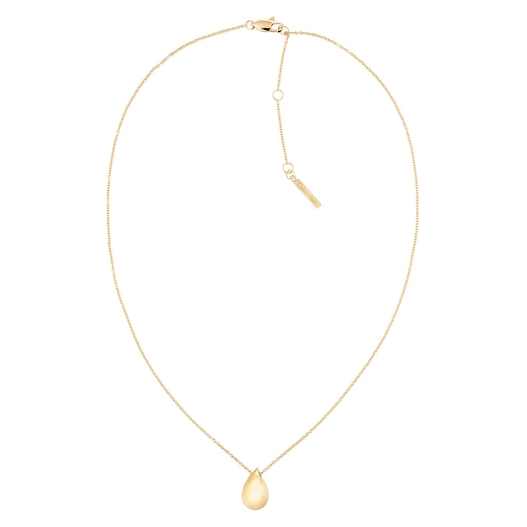 Calvin Klein Jewellery Gold Steel Women's Pendant Necklace - 35000084