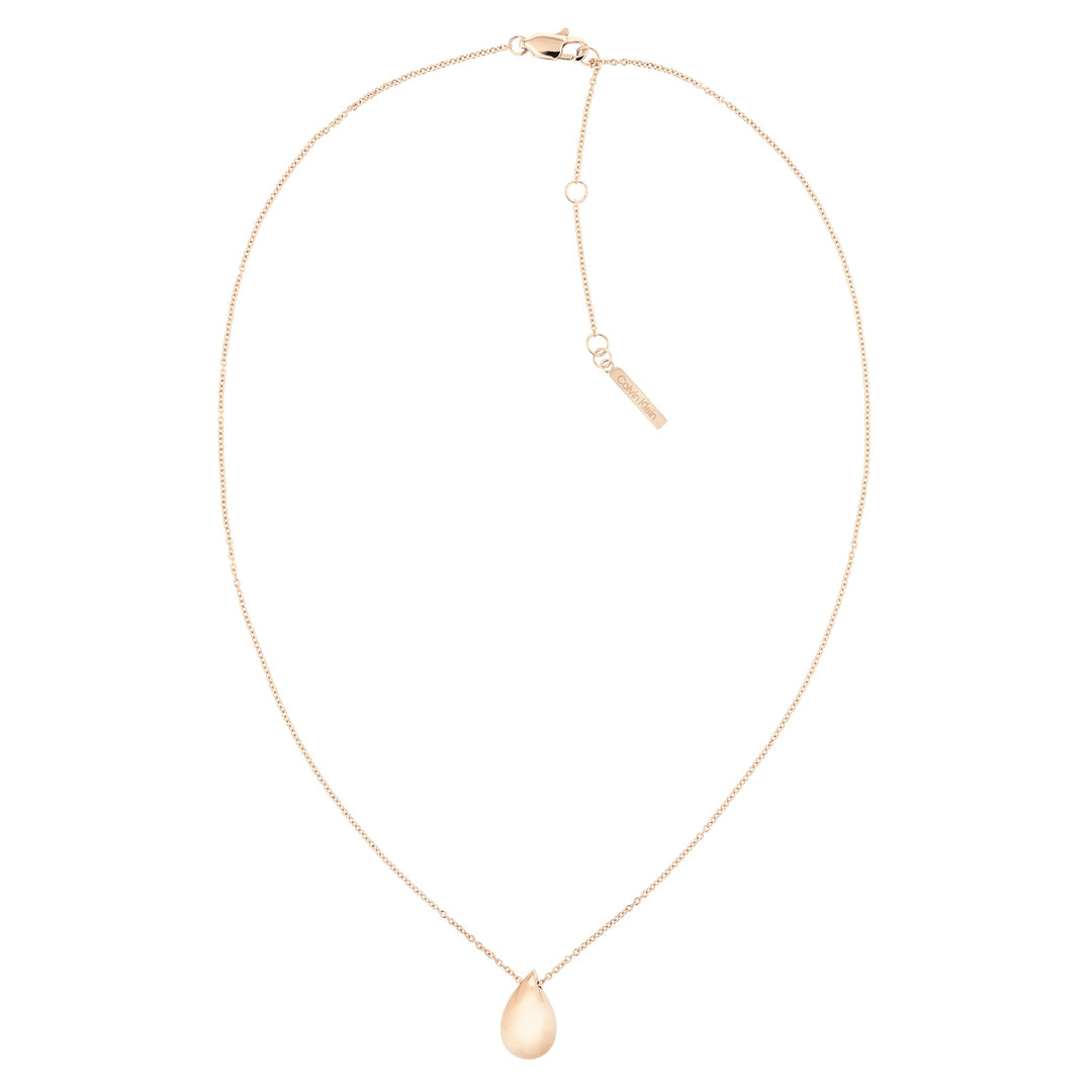 Calvin Klein Jewellery Carnation Gold Steel Women's Pendant Necklace - 35000085