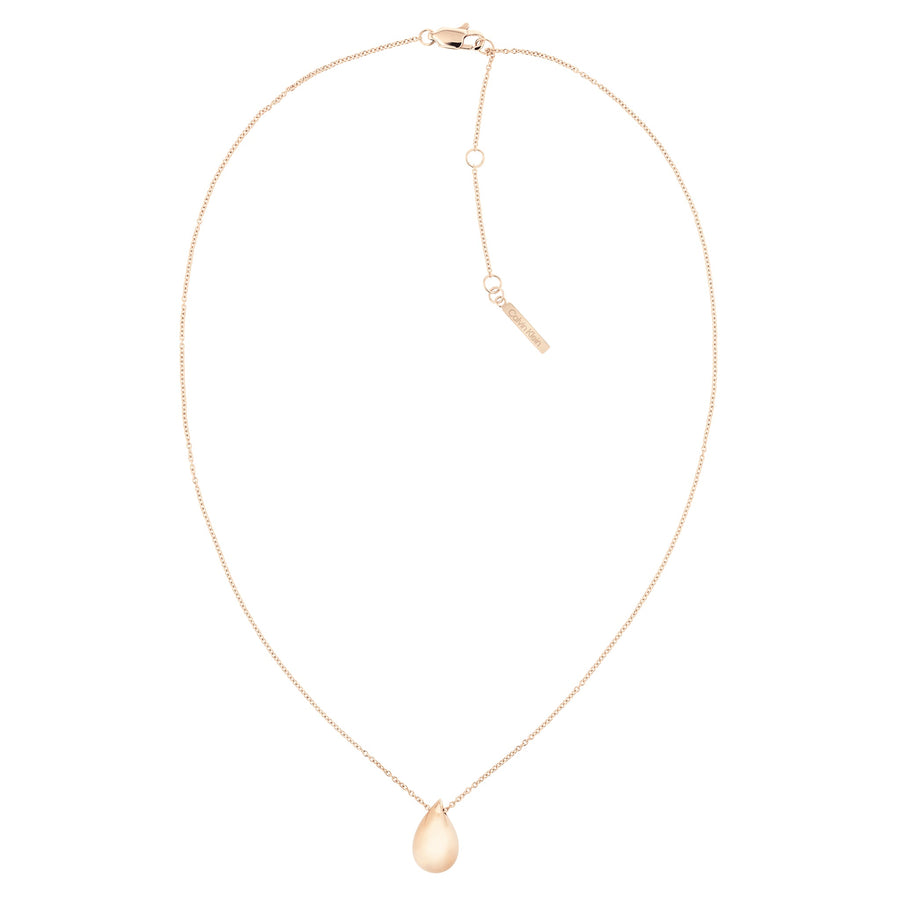 Calvin Klein Jewellery Carnation Gold Steel Women's Pendant Necklace - 35000085