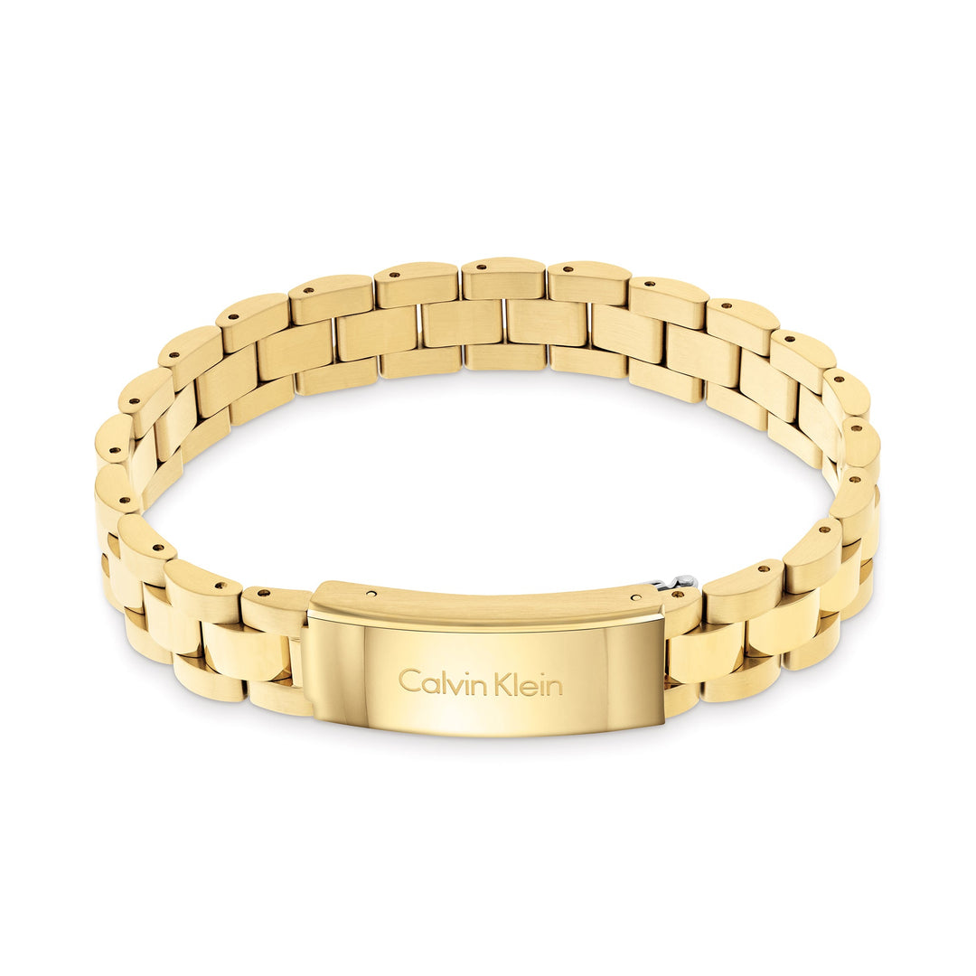 Calvin Klein Jewellery Gold Steel Men's Link Bracelet - 35000092
