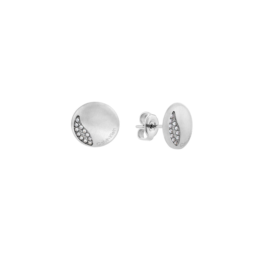 Calvin Klein Jewellery Stainless Steel with Crystal Women's Stud Earrings - 35000137