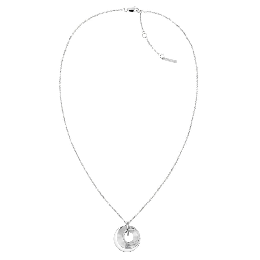 Calvin Klein Jewellery Stainless Steel with Crystal Women's Pendant Necklace - 35000157
