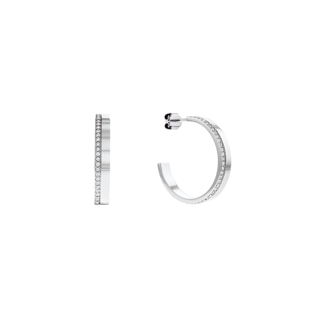 Calvin Klein Jewellery Stainless Steel with Crystals Women's Earrings - 35000163