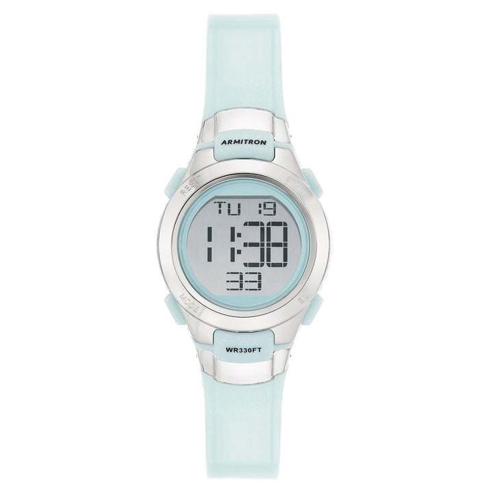 Armitron 27.00mm Mint Plastic Band Kids Digital Watch - 457012PMT