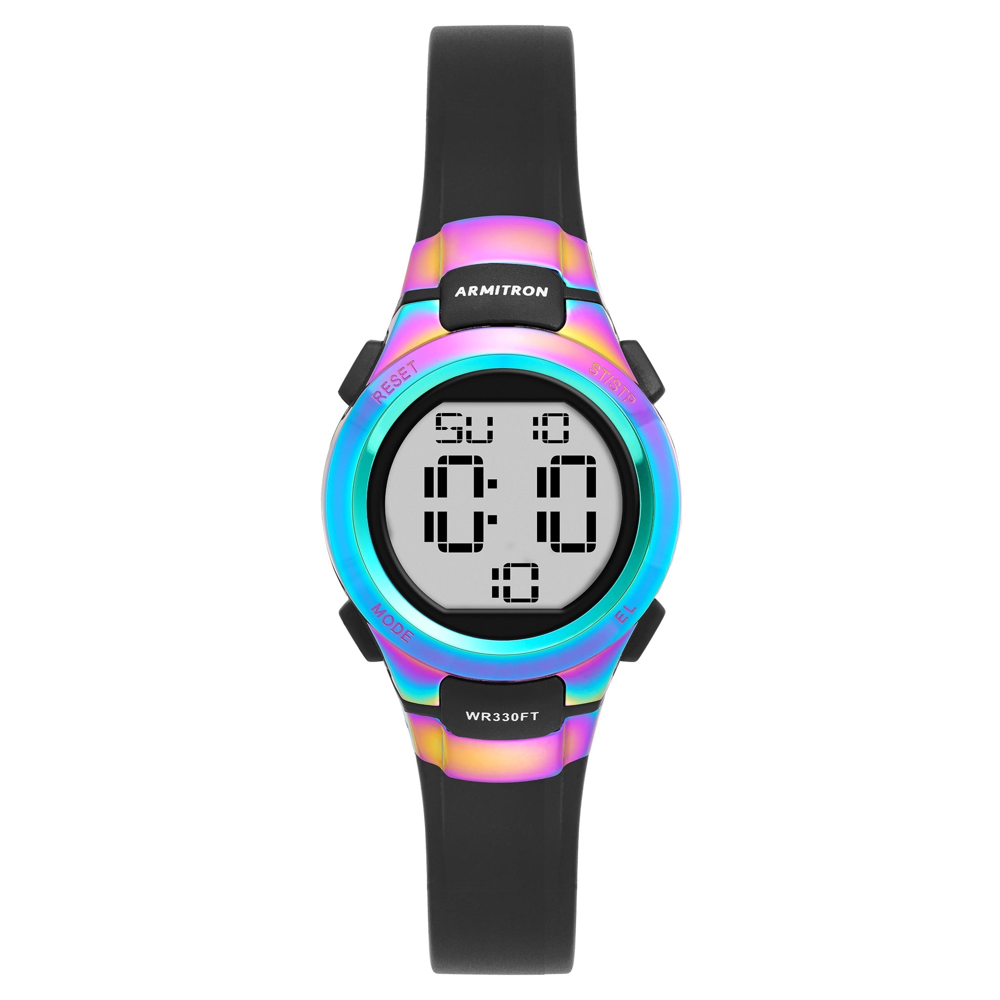 Armitron 27.00mm plastic Digital Unisex Watch - 457012RBB