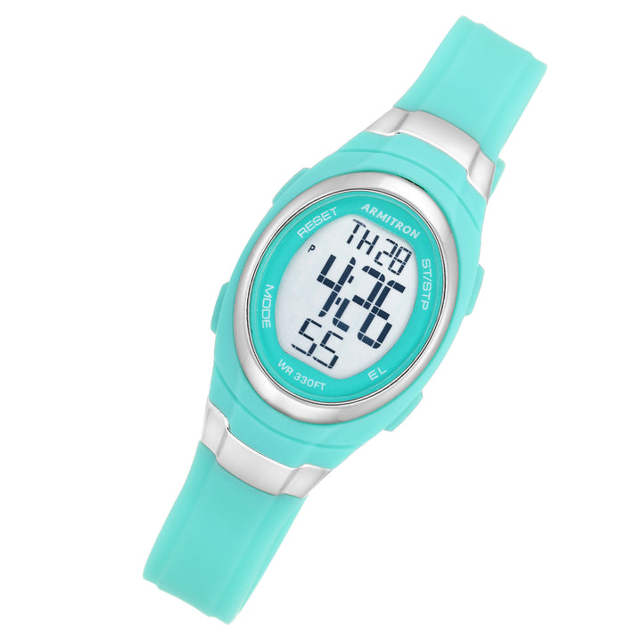 Armitron Teal Plastic Band Kids Digital Watch - 457034TEL