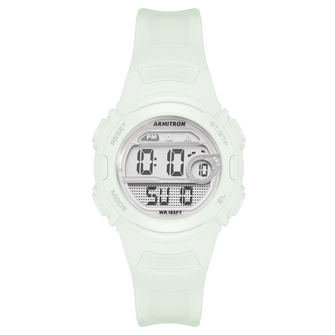 Armitron 33.50mm White Plastic Band Kids Digital Watch - 457088PWT