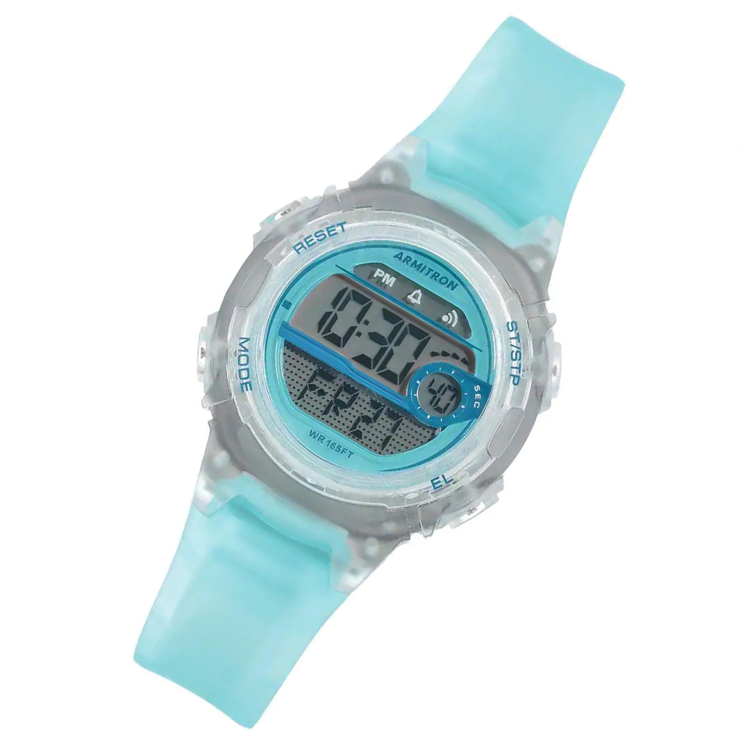 Armitron Light Blue Plastic Band Kids Digital Watch - 457088TLB