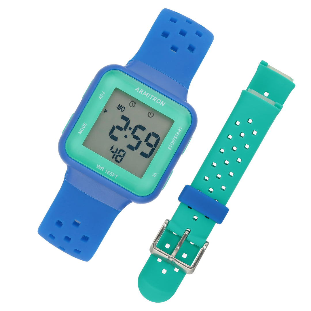 Armitron Navy Silicone Band Kids Digital Watch - 457123NVTST