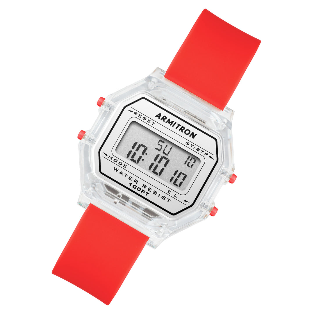 Armitron Red Silicone Band Kids Digital Watch - 457137RED