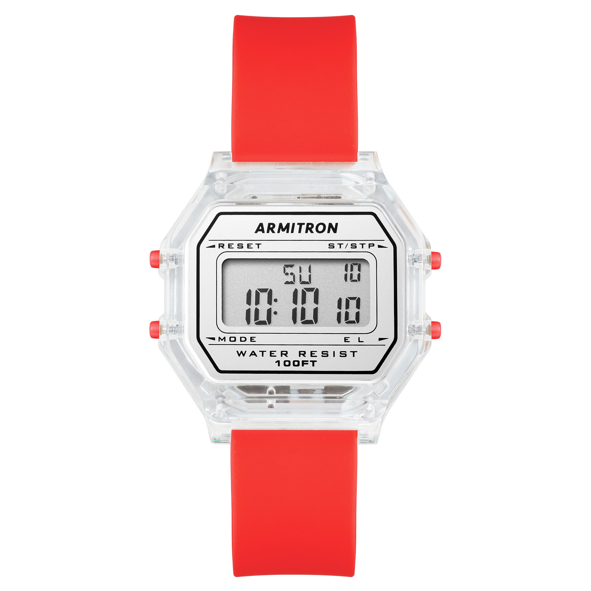 Armitron Red Silicone Band Kids Digital Watch 457137RED The