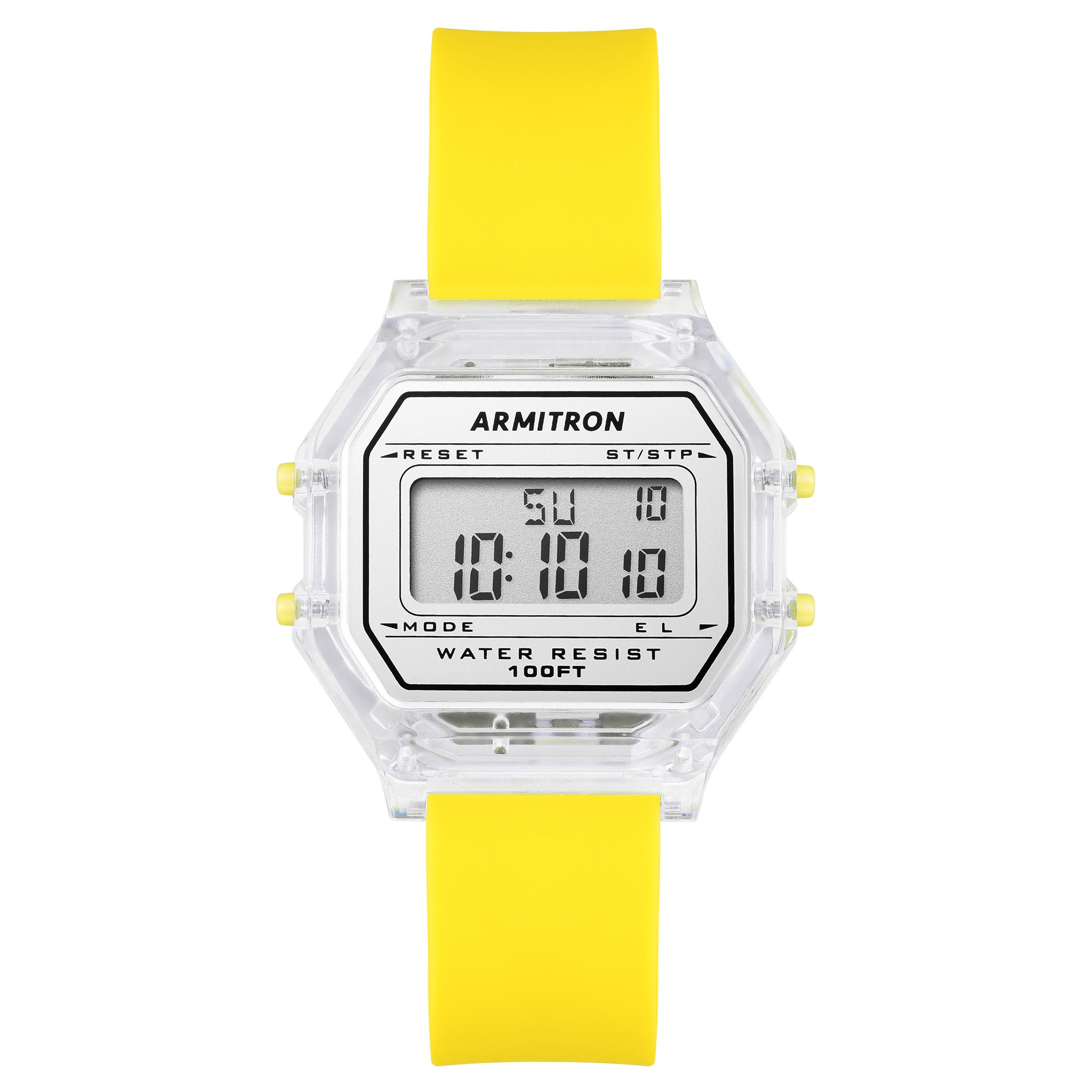 Armitron Yellow Silicone Band Kids Digital Watch 457137YLW The