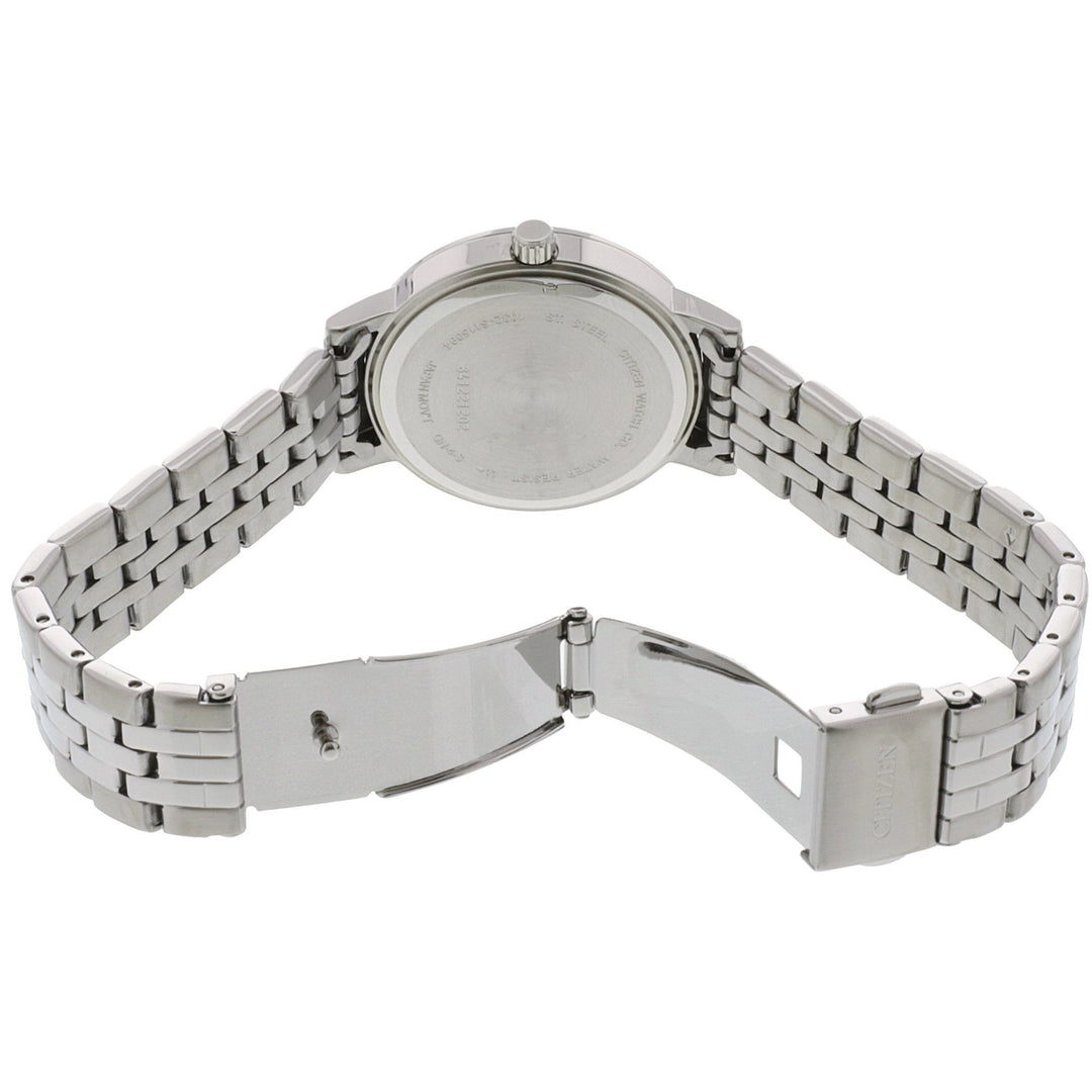 Citizen Ladies Swarovski Crystals Stainless Steel Quartz Watch - EL3040-80A