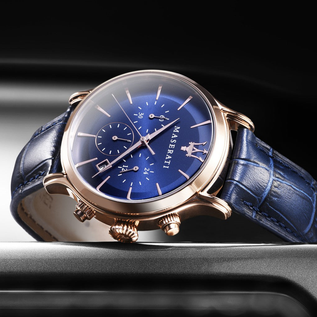 Maserati Epoca Men's Leather Watch - R8871618007