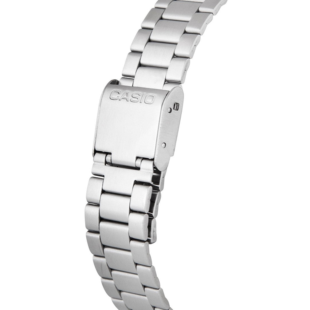 Casio Classic Silver Steel Analogue-Digital Unisex Watch - AQ230A-1DS