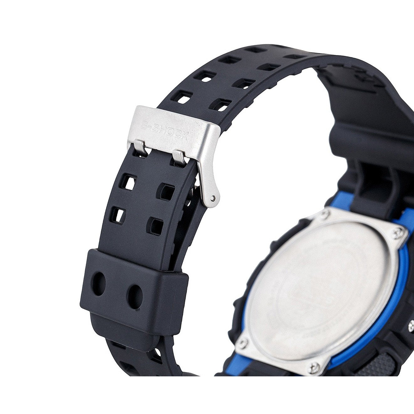 Casio G-SHOCK 55mm Black Resin Analogue-Digital Men's Watch - GA100-1A2