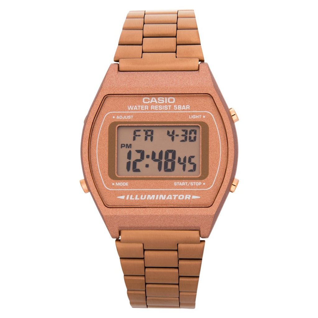 Casio Classic Rose Gold Steel Digital Unisex Watch - B640Wc-5Ad – The Watch  Factory Australia