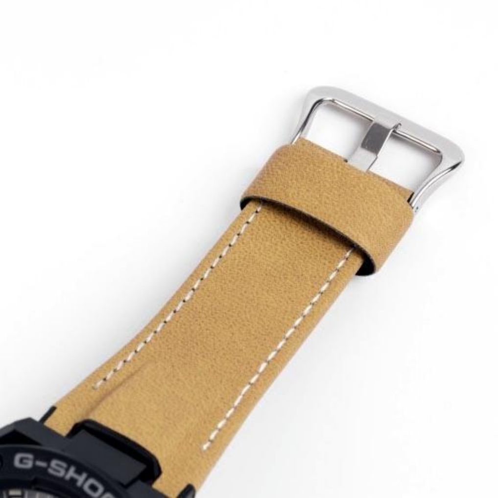 Casio G-SHOCK G-STEEL Series Tough Leather Men's Watch - GSTS120L-1B