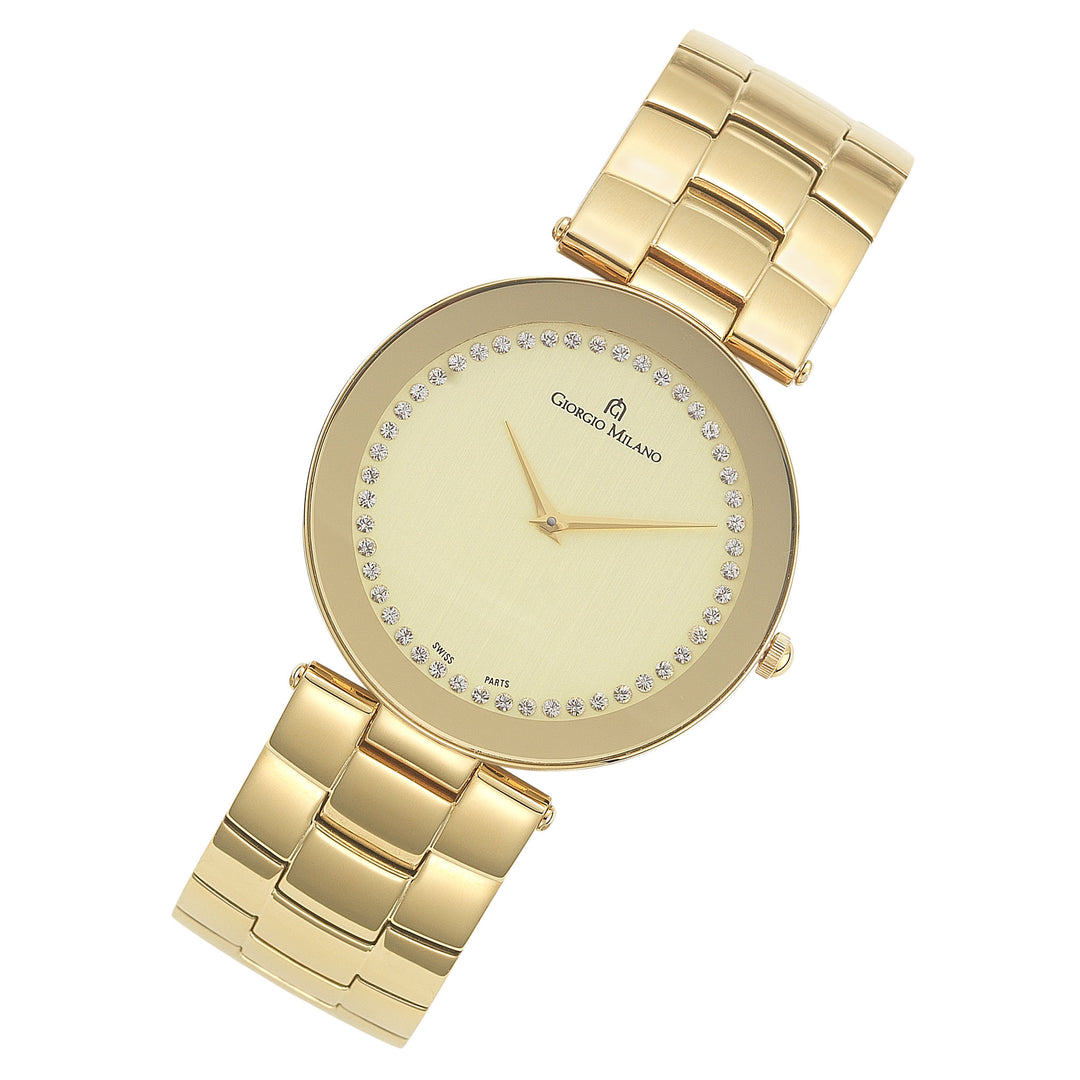 Giorgio Milano Gold Steel with Swarovski Crystals Women's Watch - 731SG05