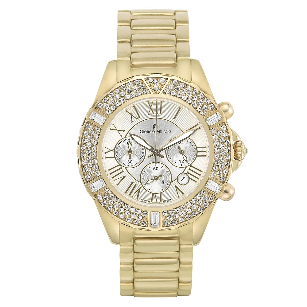 Giorgio Milano Gold Steel Chronograph Women's Watch - 738SG02