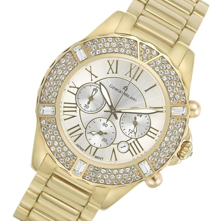 Giorgio Milano Gold Steel Chronograph Women's Watch - 738SG02