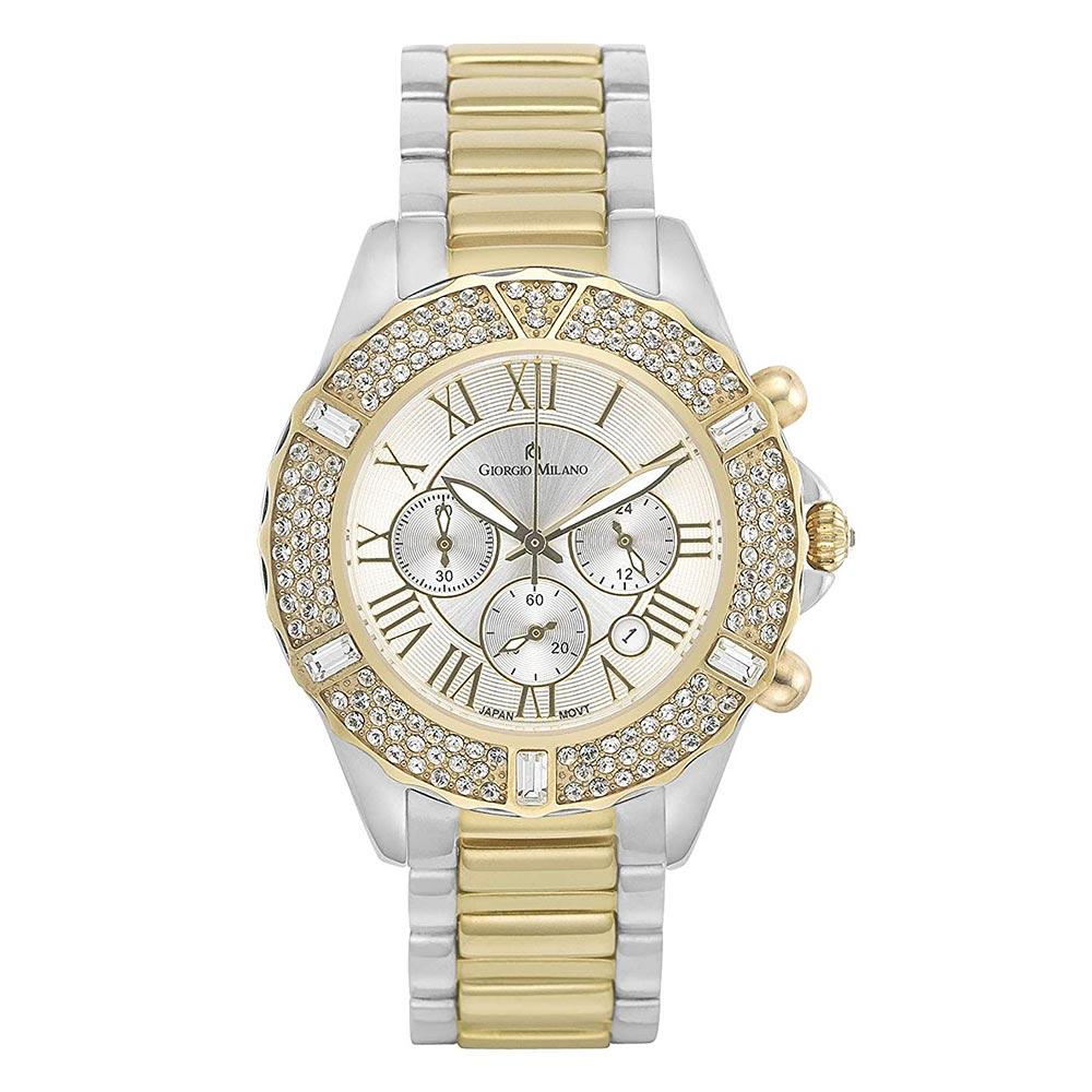 Giorgio Milano Two-Tone Steel Ladies Chrono Watch - 738STG02