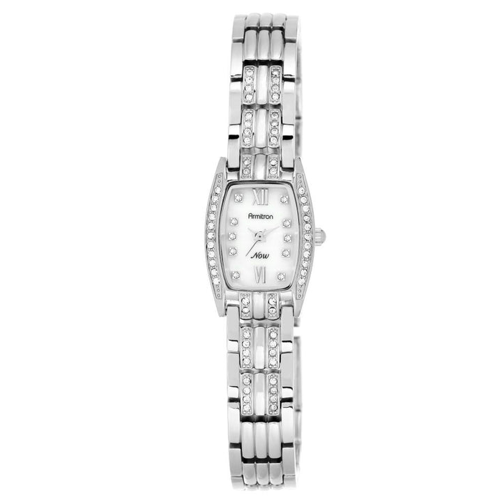 Armitron Silver Steel with Crystals Women's Watch - 755293MPSV