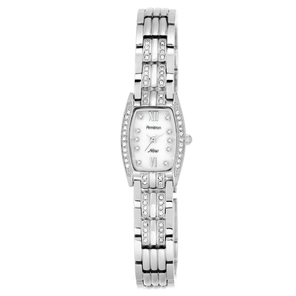 Armitron Silver Band Mother of Pearl Dial Women's Watch 755293MPSV