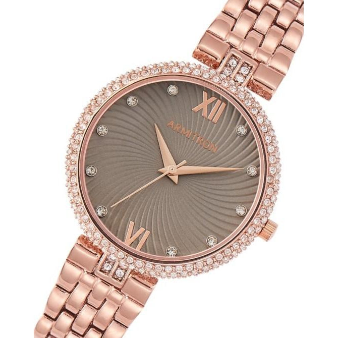 Armitron rose hotsell gold watch