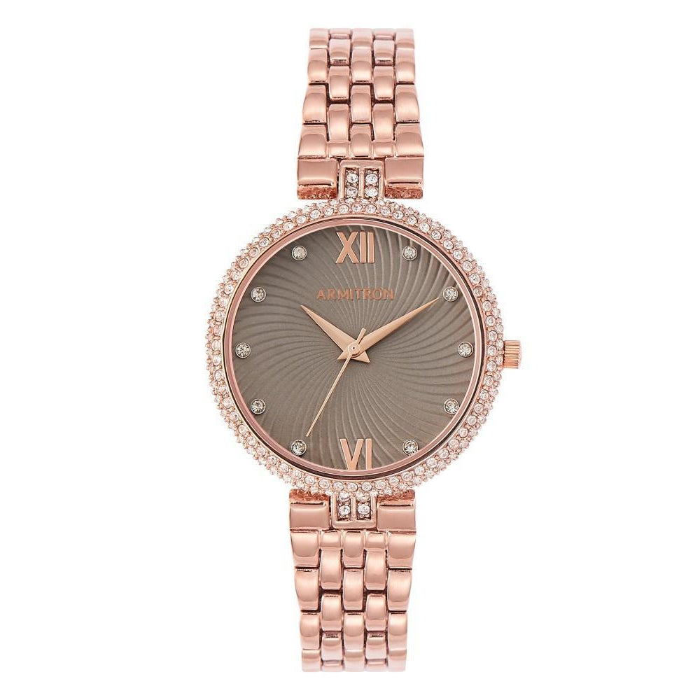 Armitron Rose Gold Bracelet Women's Watch 755529GYRG