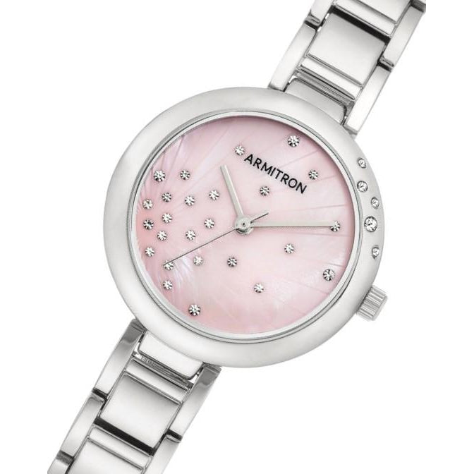 Armitron swarovski sale crystal accented watch