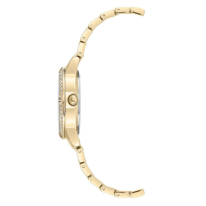 Armitron Gold Band White Mother of Pearl Dial Women's Watch - 755658MPGP