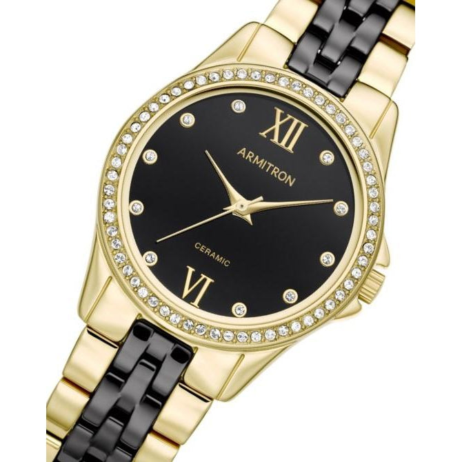 Armitron Two-Tone Women's Watch - 755715BKGP