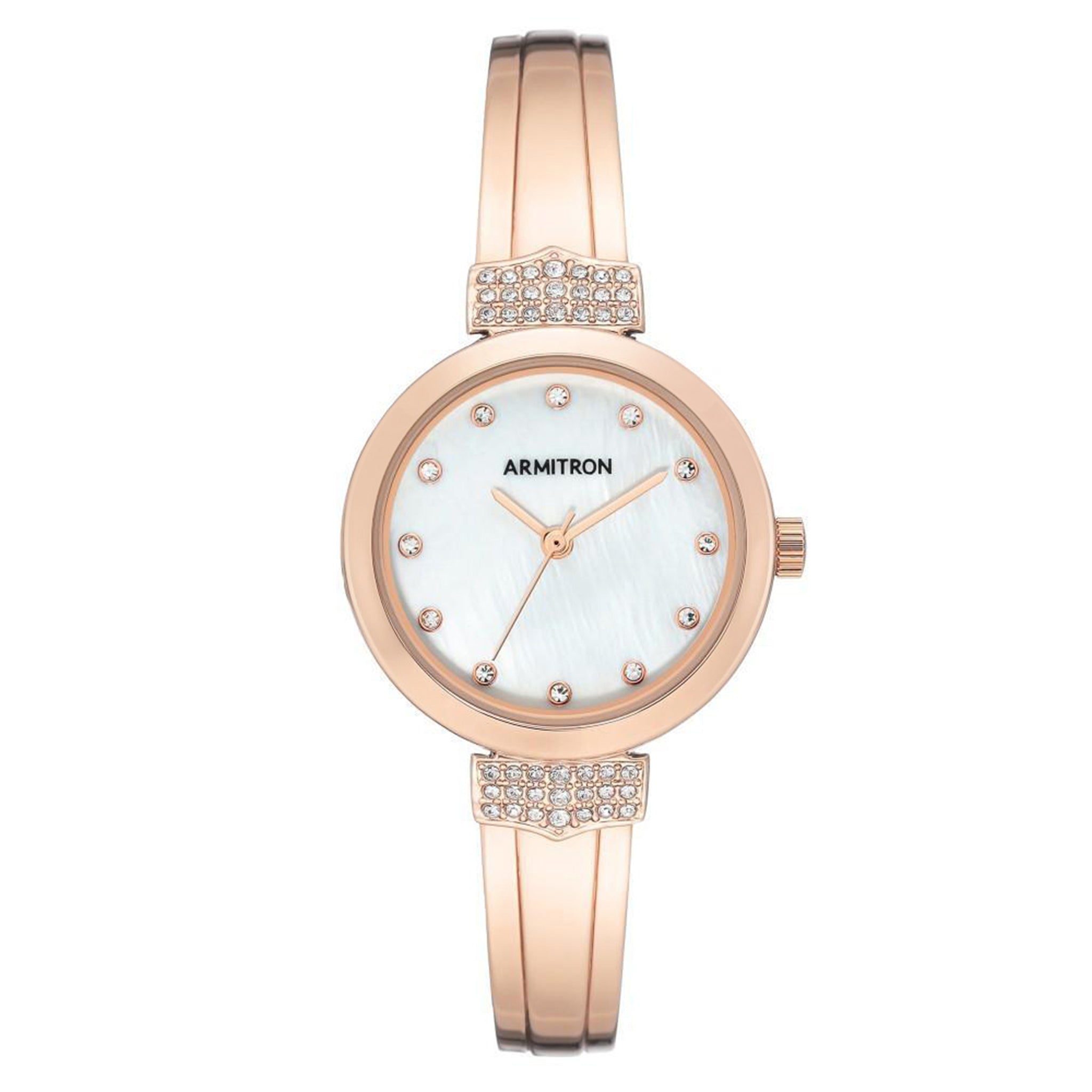 Armitron Rose Gold Steel Bangle Women's Watch - 755637MPRG