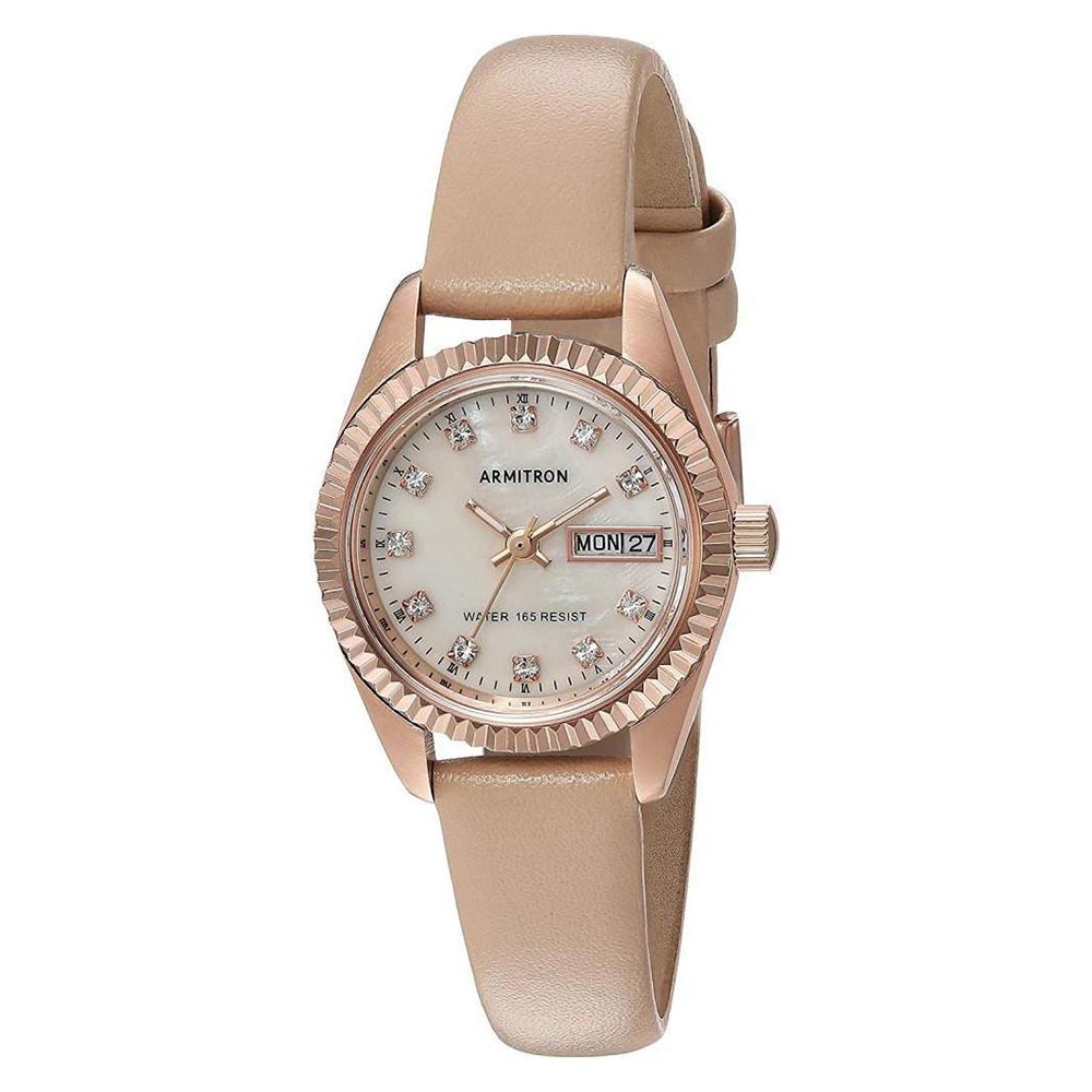Armitron Smooth Leather Women's Watch - 755726BMRGBH