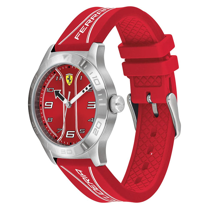 Scuderia Ferrari Academy Red Silicone Kids Watch - 810023