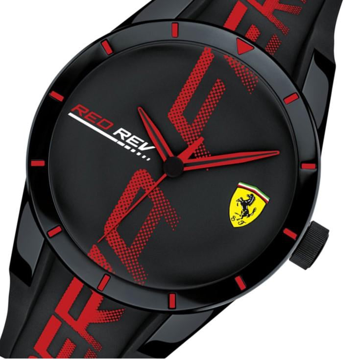 Ferrari Redrev Men's Black Sports Watch - 830614